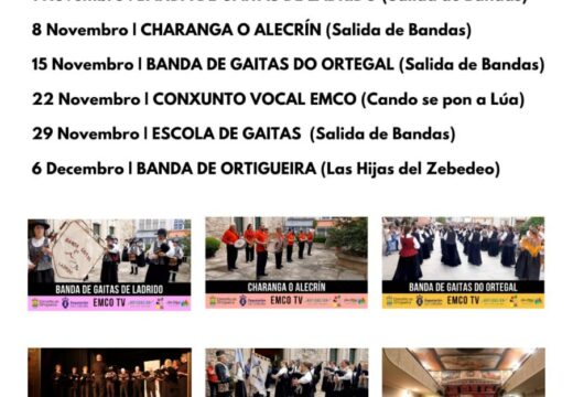 A Escola de Música de Ortigueira presenta a programación especial para conmemorar Santa Icía
